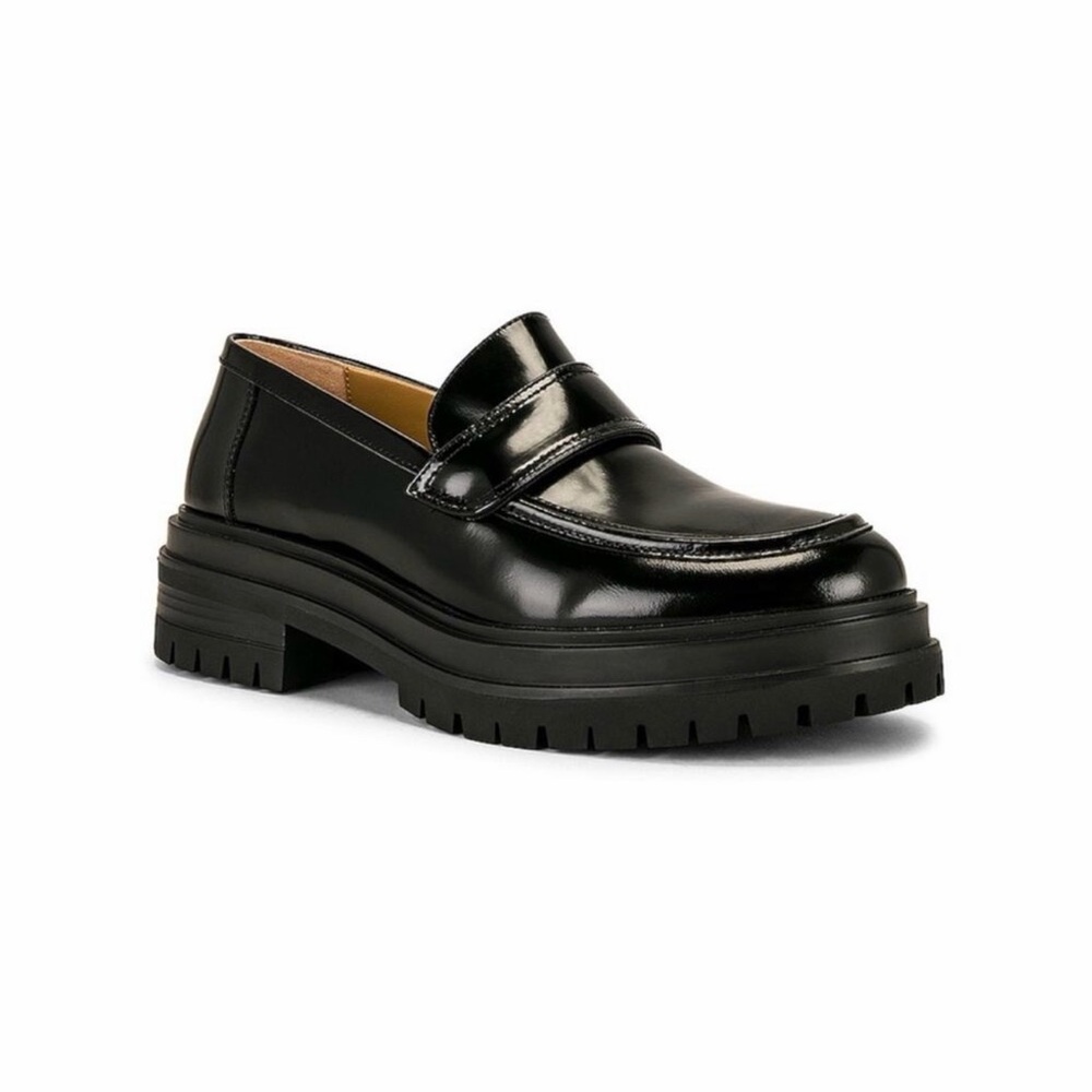 Tony Bianco Wiz Loafer in Black Hi Shine